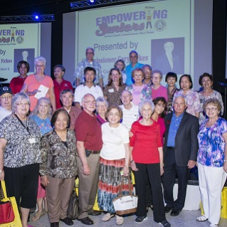 Empowering Seniors volunteers and attendees